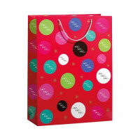 ZÖWIE Weihnachts-Geschenktragetasche Kugeln, 61x46x18cm