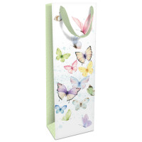 BRAUN+COMPANY Flaschentragetasche Schmetterlinge bunt...