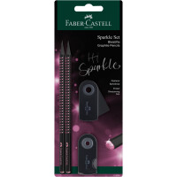 FABER-CASTELL Schreibset Sparkle Midnight rose 118296