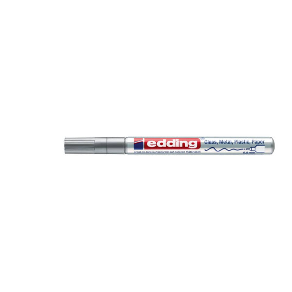 EDDING Glanzlackmarker 780, 0,8mm, Rundspitze, silber 780-9-054