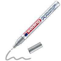 EDDING Glanzlackmarker 751, 1-2mm, Rundspitze, silber 751-9-054