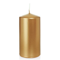 WIEDEMANN Stumpenkerze, 120x60mm, gold