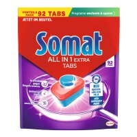 SOMAT Geschirrspültabs All-in-1 Extra Tabs, 92...