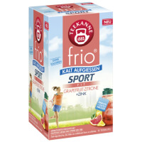 TEEKANNE Tee frio Sport Fit Grapefruit-Zitrone, 18 Beutel...