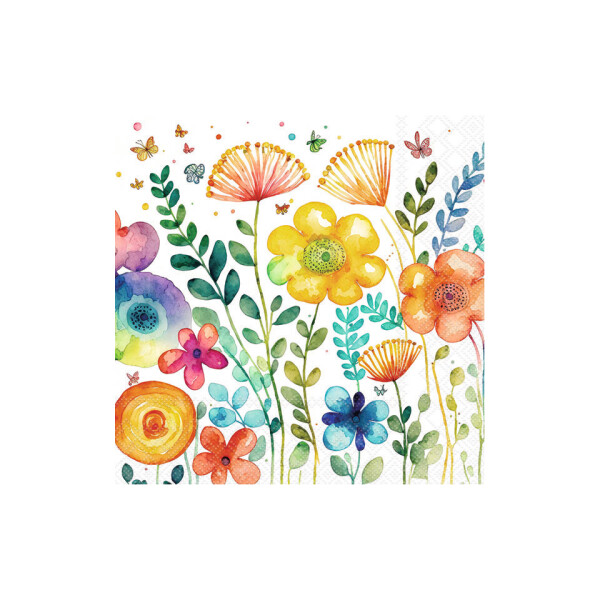 AMBIENTE Motivserviette Vibrant spring, 33 x 33 cm, 3-lagig, 20 St&uuml;ck 13318430