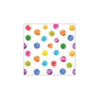 AMBIENTE Motivserviette Dots, 33x33cm, 3-lagig, 20...