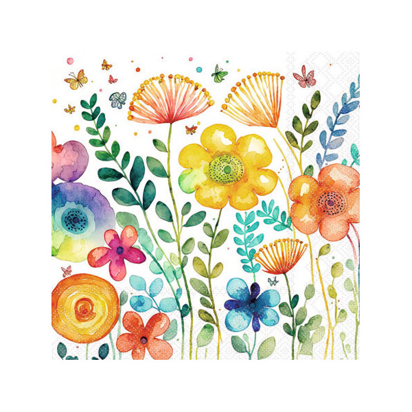 AMBIENTE Motivserviette Vibrant spring, 25x25cm, 3-lagig, 20 St&uuml;ck