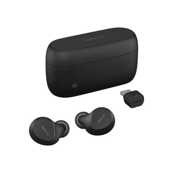 JABRA Wireless-Kopfh&ouml;rer Evolve2 Buds MS, USB-C, schwarz