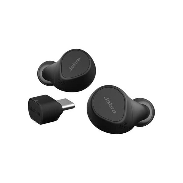 JABRA Wireless-Kopfh&ouml;rer Evolve2 Buds MS, USB-C, schwarz