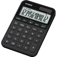 CASIO Tischrechner, Solar- Batteriebetrieb, 12-stellig,...