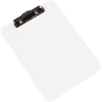 Q-CONNECT Klemmbrett A4 hoch Kunststoff transparent KF11707
