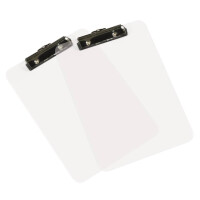 Q-CONNECT Klemmbrett A4 hoch Kunststoff transparent KF11707