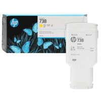 HP Inkjetpatrone Nr.738, 300 ml, gelb