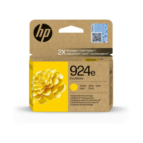 HP Inkjetpatrone Nr. 924e, yellow 4K0U9NE