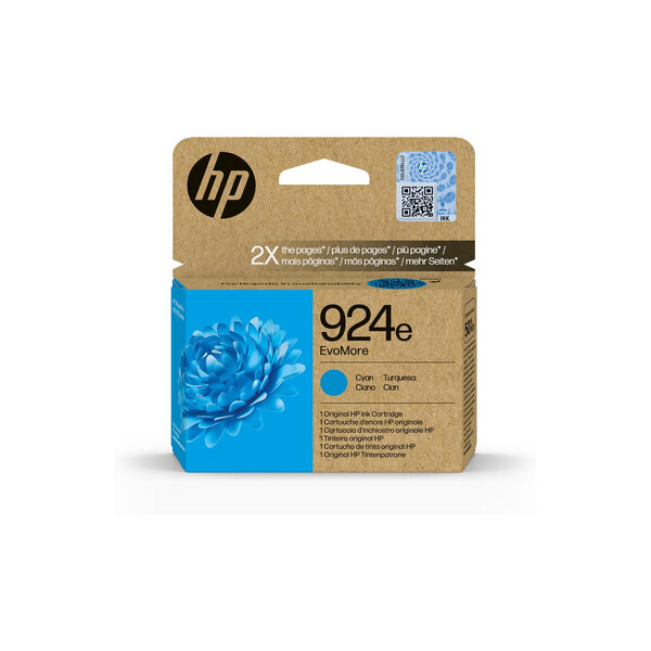 HP Inkjetpatrone Nr. 924e, cyan
