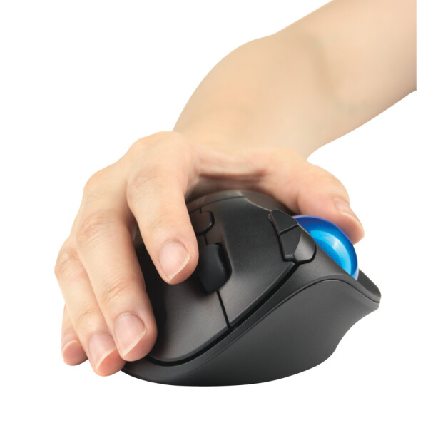 KENSINGTON Trackball Wireless Ergo, 1600dpi, kabellos, schwarz K72194WW