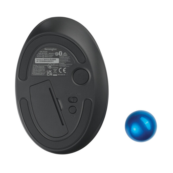 KENSINGTON Trackball Wireless Ergo, 1600dpi, kabellos, schwarz K72194WW