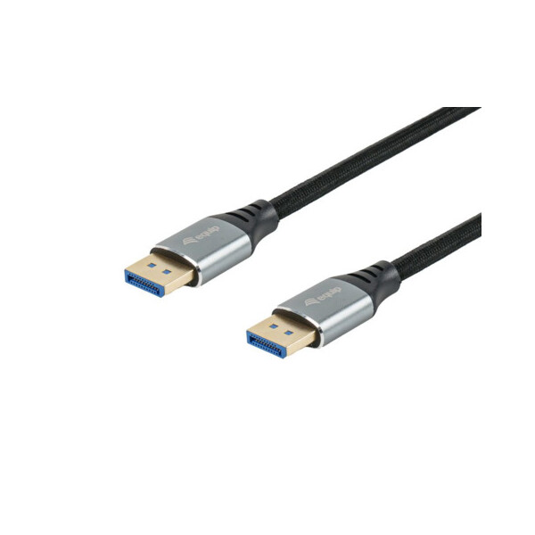 EQUIP DisplayPort 2.1 Premium-Kabel, 3m, M M, 16K 60Hz, 54Gbps