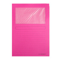 Q-CONNECT Umlaufmappe, A4, Pappe, pink