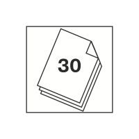 HAHNEMÜHLE Aquarellblock, Ø 13 cm, 300g m², 30 Blatt, matt 10625030