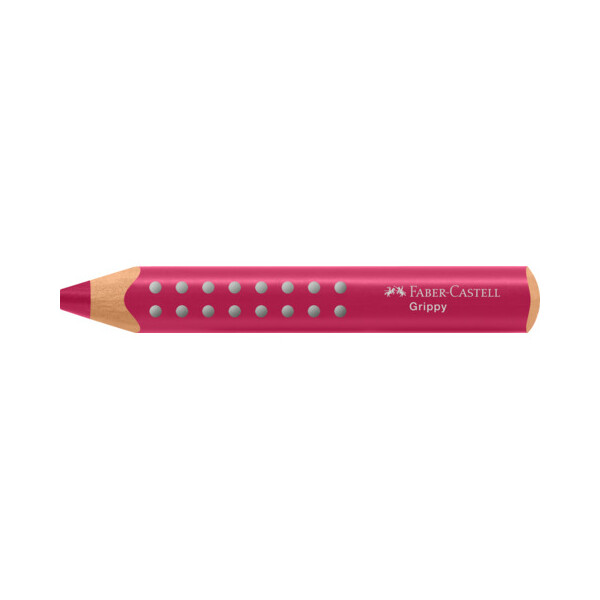 FABER-CASTELL Farbstift Grippy weich ergonomische himberrot Dreikantform