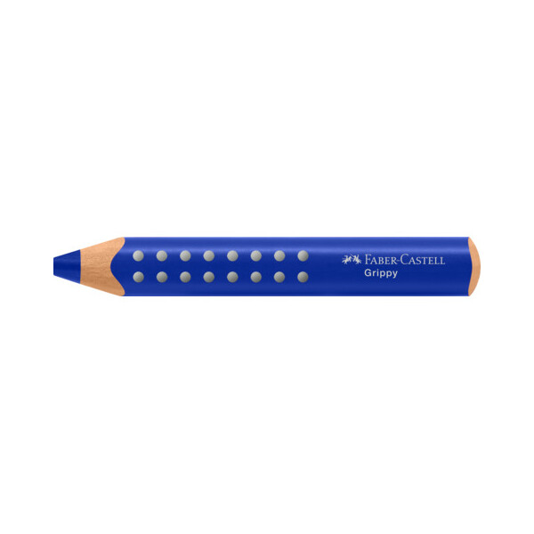 FABER-CASTELL Farbstift Grippy weich ergonomische Dreikantform ozeanblau
