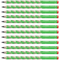 STABILO Bleistift EASYgraph Rechtshänder, 2B, grün 322 04-2B