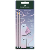 FABER-CASTELL Schreibset GRIP Flow Edition, blushing sky
