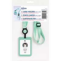 AVERY Ausweishalter mit Lanyard, pastellgrün