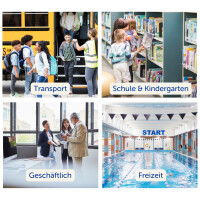 AVERY Ausweishalter mit Lanyard, pastellblau