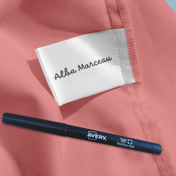 AVERY Wäschemarker, schwarz, 2er Pack