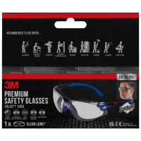 3M Schutzbrille Solus 1000, Scheibentönung: klar