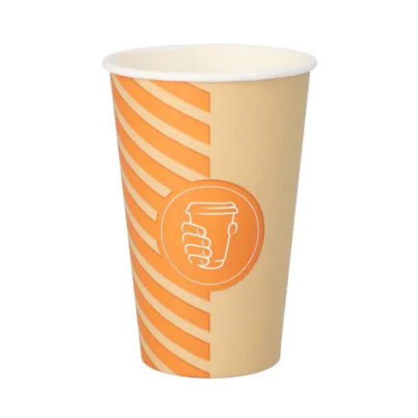 STARPAK Hartpapier-Kaffeebecher "Coffee Line", 0,3 l
