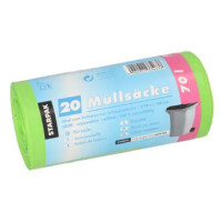 STARPAK Mülleimerbeutel HDPE, 70 Liter, gelb