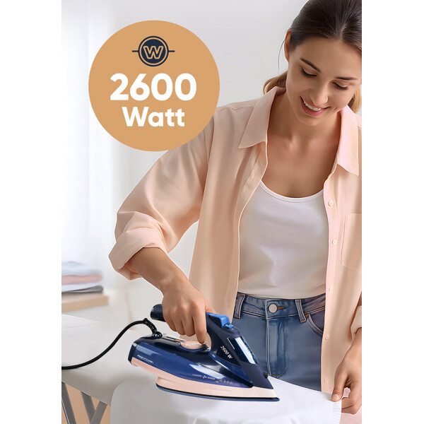 PROFI CARE Dampfbügeleisen PC-DB 3126, blau rosé