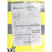 FIRST AID ONLY Kinder-Pannenweste -Warnweste "Zebra" gelb