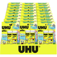 UHU Klebestift stic Spongebob, 2 x 21 g, 24er Display