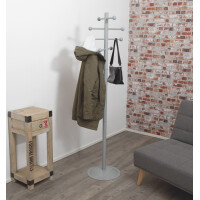 MAUL Garderobenständer MAULsaphir Lite, Höhe: 1.710 mm, grau