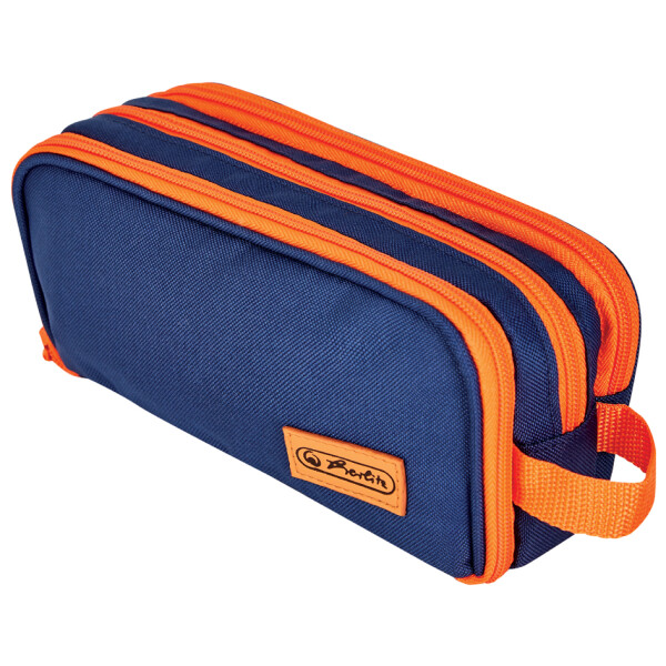 herlitz Doppel-Schlamper-Etui Neon Uni blue