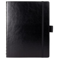 multo Spiral-Notizbuch "Hannibal", A5, blanko, schwarz