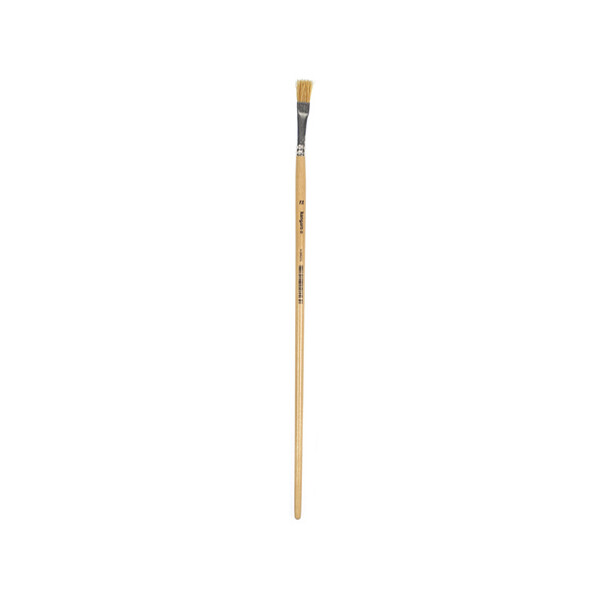 kangaro Borstenpinsel, flach, Größe 8, lackiertes Holz