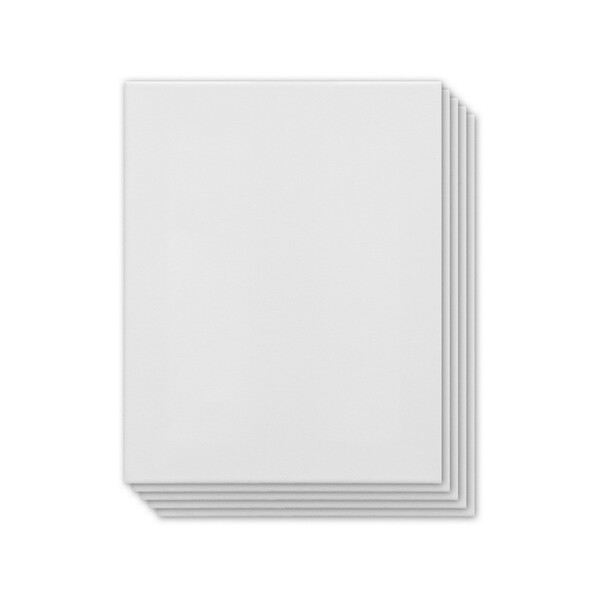 kangaro Leinwand Canvas Panel, 100 x 100 mm, wei&szlig;