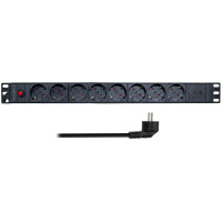 LogiLink 19" Steckdosenleiste 8-fach,...