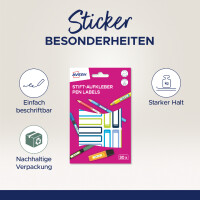 AVERY Stift-Etiketten, Papier, 10 x 50 mm, Rahmen Rosatöne