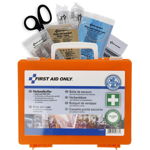 FIRST AID ONLY Erste-Hilfe-Koffer, Inhalt DIN 13169