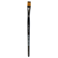 kangaro Haarpinsel 341, flach, Gr. 8, schwarz lackiert