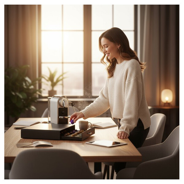 deflecto Kaffeekapsel-Organizer, gro&szlig;, f&uuml;r 30 Kapseln