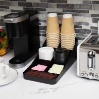 deflecto Kaffee- und Tee-Station Organizer, 7 Fächer