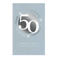 SUSY CARD Geburtstagskarte "Blümchen" - 70. Geburtstag