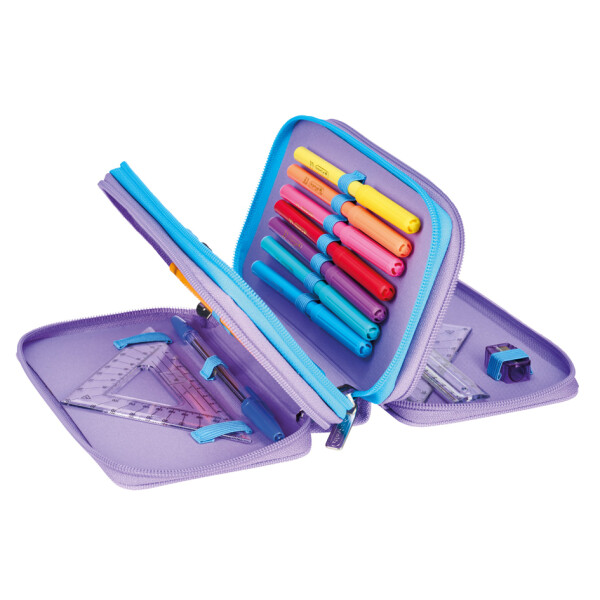 herlitz Schüleretui TriCase "Whisper Mane", 31-teilig